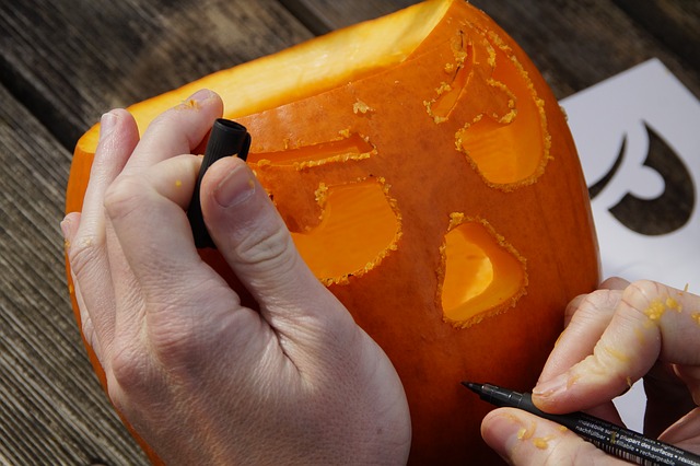 Carving a Jack-O-Lantern for the Worthy Saints